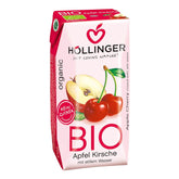 Ăppel- och körsbĂ€rsjuice EKO 200 ml - HOLLINGER